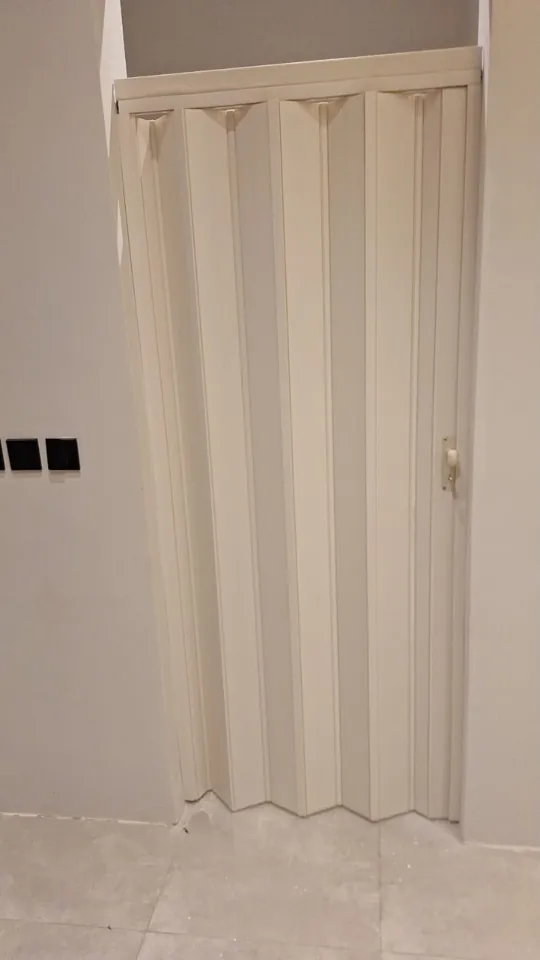 White panelled interior door — Marhaba Aluminium & Metal Works