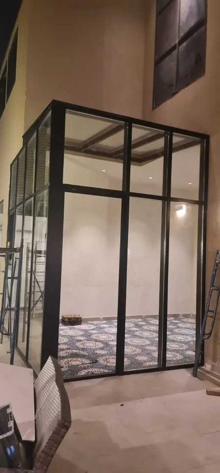 Courtyard glass enclosure — Marhaba Aluminium & Metal Works