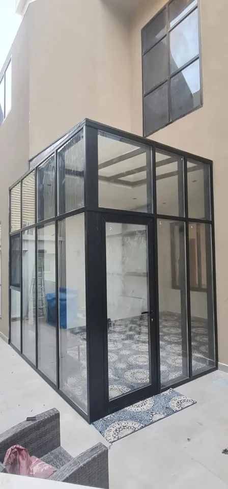Exterior glass vestibule — Marhaba Aluminium & Metal Works