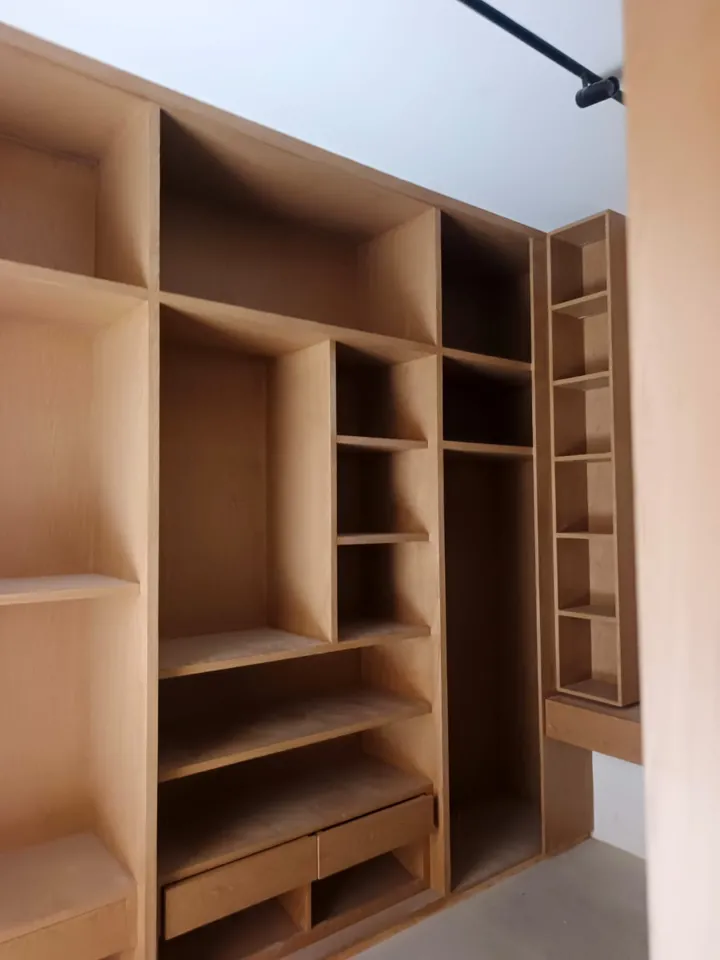 Fitted interior storage shelving — Marhaba Aluminium & Metal Works