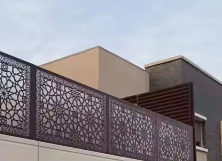 Decorative boundary screen — Marhaba Aluminium & Metal Works