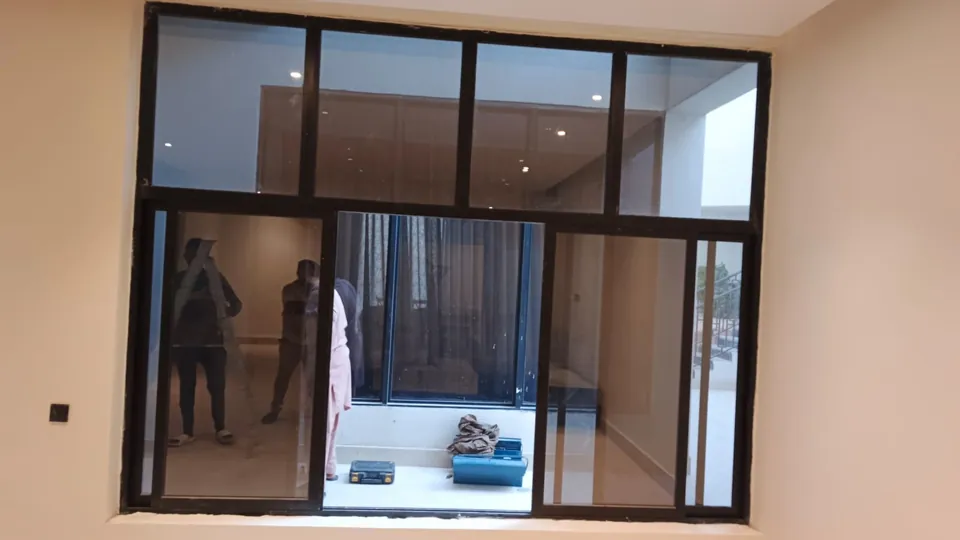 Wide window and upper frames — Marhaba Aluminium & Metal Works