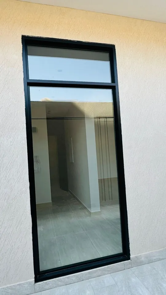 Vertical window and transom — Marhaba Aluminium & Metal Works